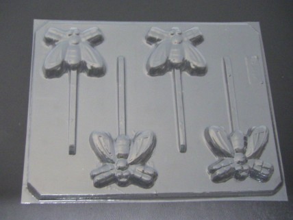 1301 Fly Insect Chocolate or Hard Candy Lollipop Mold